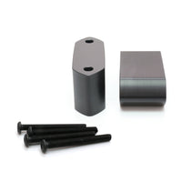 Fit Kawasaki ZX-6R ZX636 2013-2018 Motorcycle Black Delrin Mirror Extender and Riser - MC Motoparts