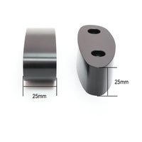 Fit Suzuki GSX-R1000 750 600 Hayabusa Motorcycle Black Delrin Mirror Extender and Riser - MC Motoparts