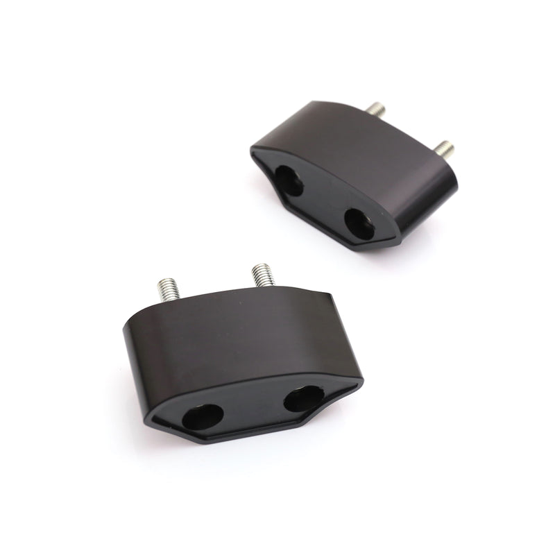 Fit Yamaha YZF R6 2008-2016 Motorcycle Black Delrin Mirror Extender and Riser - MC Motoparts