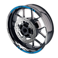 Fit BMW S1000RR Logo Moto GP Check 17 inch Wheel Rim Sticker - MC Motoparts