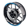 Fit Yamaha YZF R3 Logo Moto GP Check 17'' Wheel Rim Sticker - MC Motoparts