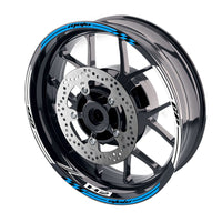 Fit Kawasaki Z H2 Logo Moto GP Check 17 inch Wheel Rim Sticker - MC Motoparts