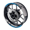 Fit Kawasaki ZX10R Ninja Logo Moto GP Check 17'' Wheel Rim Sticker - MC Motoparts