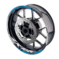 Fit Kawasaki ZX10R Ninja Logo Moto GP Check 17'' Wheel Rim Sticker - MC Motoparts