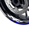Fit BMW S1000RR Logo GP 17 inch Rim Wheel Stickers Racing Check