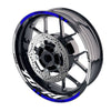 Fit Yamaha YZF R1 98-18 Logo Moto GP Check 17'' Wheel Rim Sticker - MC Motoparts