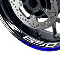 Fit Kawasaki Z650 Logo GP 17 inch Rim Wheel Stickers Racing Check