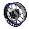Fit Kawasaki ZX10R Ninja Logo Moto GP Check 17'' Wheel Rim Sticker - MC Motoparts
