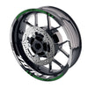 Fit Yamaha YZF R3 Logo Moto GP Check 17'' Wheel Rim Sticker - MC Motoparts