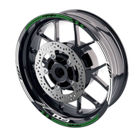 Fit Kawasaki Z H2 Logo Moto GP Check 17 inch Wheel Rim Sticker - MC Motoparts