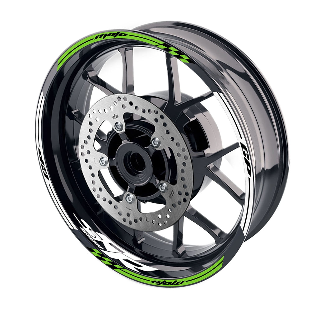 Fit BMW S1000RR Logo Moto GP Check 17 inch Wheel Rim Sticker - MC Motoparts