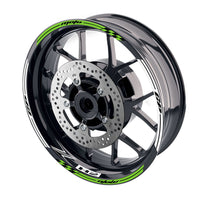 Fit Kawasaki Z H2 Logo Moto GP Check 17 inch Wheel Rim Sticker - MC Motoparts