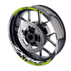 Fit Kawasaki ZX10R Ninja Logo Moto GP Check 17'' Wheel Rim Sticker - MC Motoparts