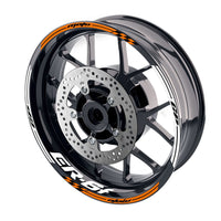 Fit Kawasaki ER-6F Logo Moto GP Check 17 inch Wheel Rim Sticker - MC Motoparts