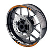 Fit Yamaha YZF R3 Logo Moto GP Check 17'' Wheel Rim Sticker - MC Motoparts