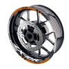 Fit Kawasaki ZX10R Ninja Logo Moto GP Check 17'' Wheel Rim Sticker - MC Motoparts