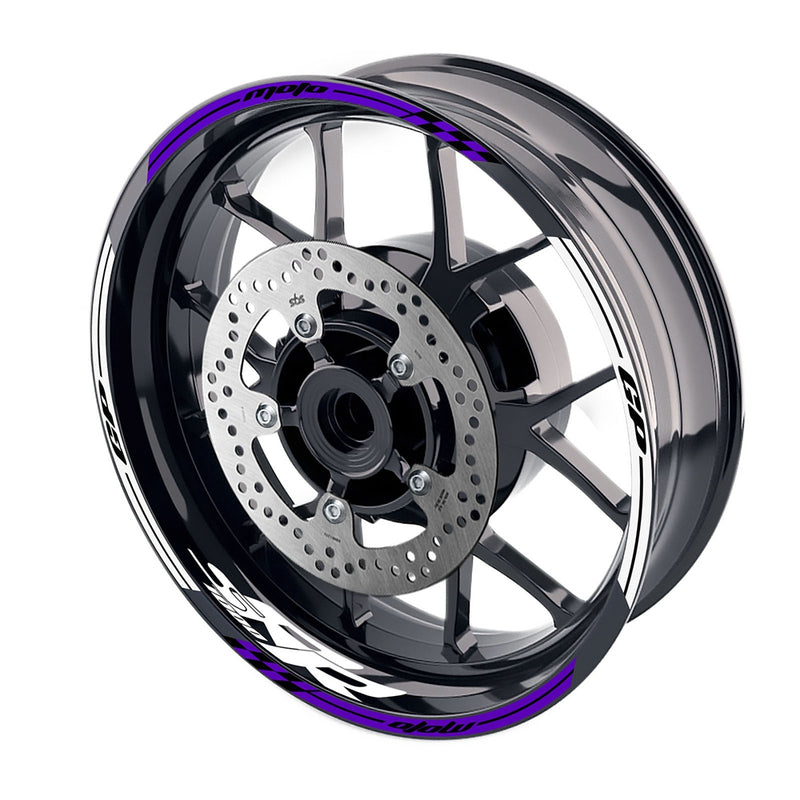 Fit BMW S1000RR Logo Moto GP Check 17 inch Wheel Rim Sticker - MC Motoparts