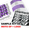 Fit Yamaha YZF R1 98-18 Logo Moto GP Check 17'' Wheel Rim Sticker - MC Motoparts