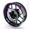 Fit Kawasaki ZX10R Ninja Logo Moto GP Check 17'' Wheel Rim Sticker - MC Motoparts