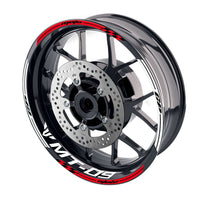 Fit Yamaha MT-09 Logo Moto GP Check 17 inch Wheel Rim Sticker - MC Motoparts