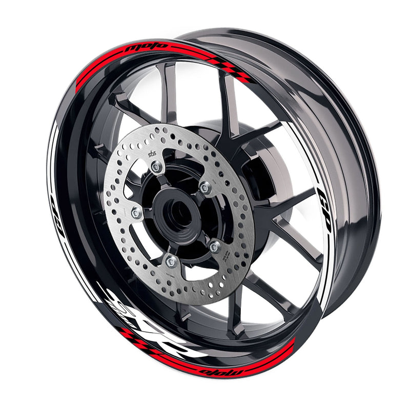 Fit BMW S1000RR Logo Moto GP Check 17 inch Wheel Rim Sticker - MC Motoparts