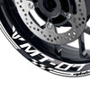 Fit Yamaha MT-07 Logo GP 17 inch Rim Wheel Stickers Racing Check
