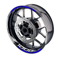 Fit Kawasaki Z1000 Logo Moto GP Stripe 17'' Wheel Rim Sticker - MC Motoparts