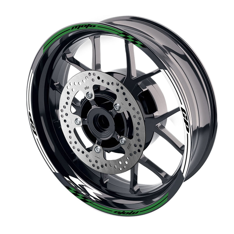 Fit Suzuki GSXR125 GSXR250 Logo Moto GP Stripe 17'' Wheel Rim Sticker - MC Motoparts