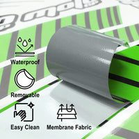 Fit Kawasaki Z1000 Logo Moto GP Stripe 17'' Wheel Rim Sticker - MC Motoparts