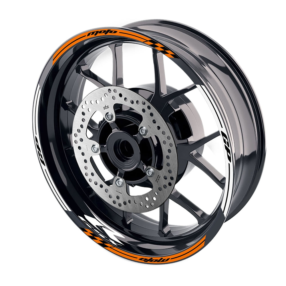 Fit Suzuki GSXR125 GSXR250 Logo Moto GP Stripe 17'' Wheel Rim Sticker - MC Motoparts