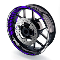 Fit Suzuki GSXR125 GSXR250 Logo Moto GP Stripe 17'' Wheel Rim Sticker - MC Motoparts