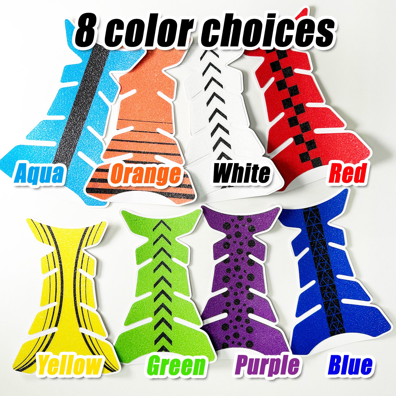 Tank Pad Protector Motorcycle Gas Tank Sticker Anti Slip Fish Bone MC Motoparts x StickerBao