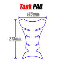 Tank Pad Protector Motorcycle Gas Tank Sticker Anti Slip Pattern Fish Bone MC Motoparts x StickerBao