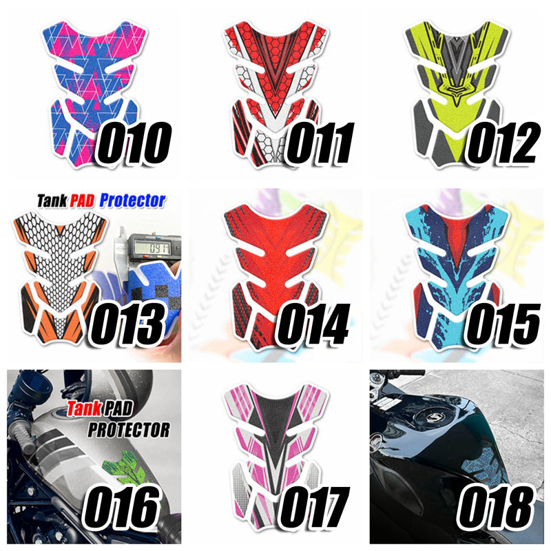 Tank Pad Protector Motorcycle Gas Tank Sticker Anti Slip Pattern Shield MC Motoparts x StickerBao
