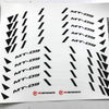 Fit Yamaha MT-09 Logo Strips Wheel Rim Edge Sticker - MC Motoparts