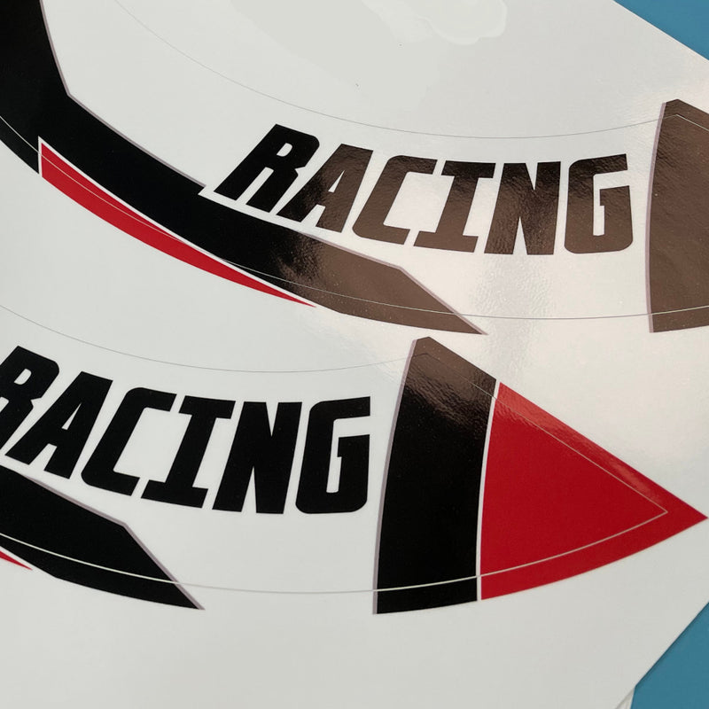 J01 17 inch Rim Front & Rear Removable 2-Piece Rim Sticker For Aprilia Tuono V4R - MC Motoparts