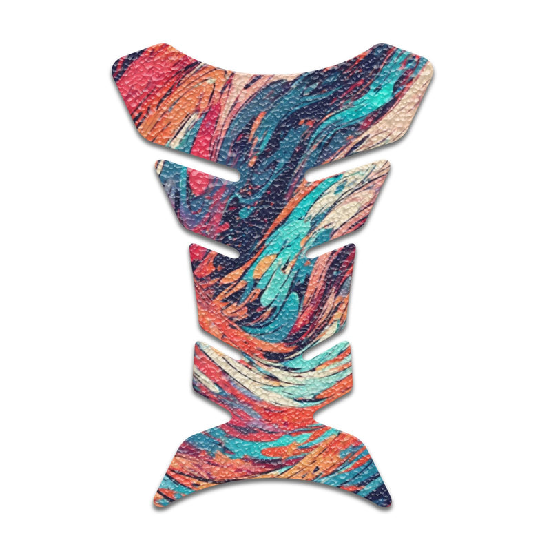 Gas Tank Sticker Motorcycle Tank Pad Protector Anti Slip Fish Bone Anime Artistic - MC Motoparts