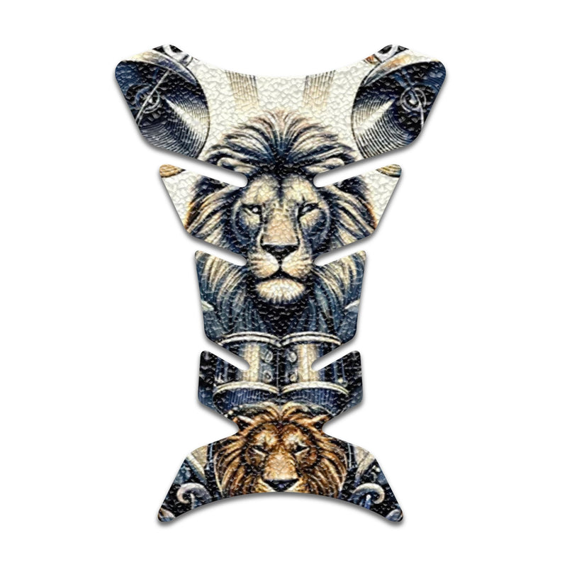 Gas Tank Sticker Motorcycle Tank Pad Protector Anti Slip Fish Bone Japanese Sci Fi - MC Motoparts