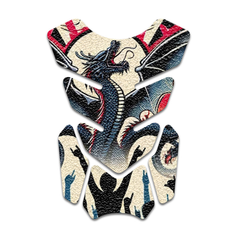 Gas Tank Sticker Motorcycle Tank Pad Protector Anti Slip Shield Neon Fantasy Art - MC Motoparts