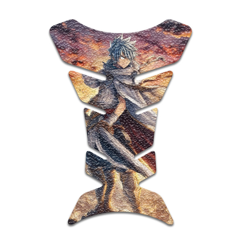 Gas Tank Sticker Motorcycle Tank Pad Protector Anti Slip Fish Bone Anime Artistic - MC Motoparts