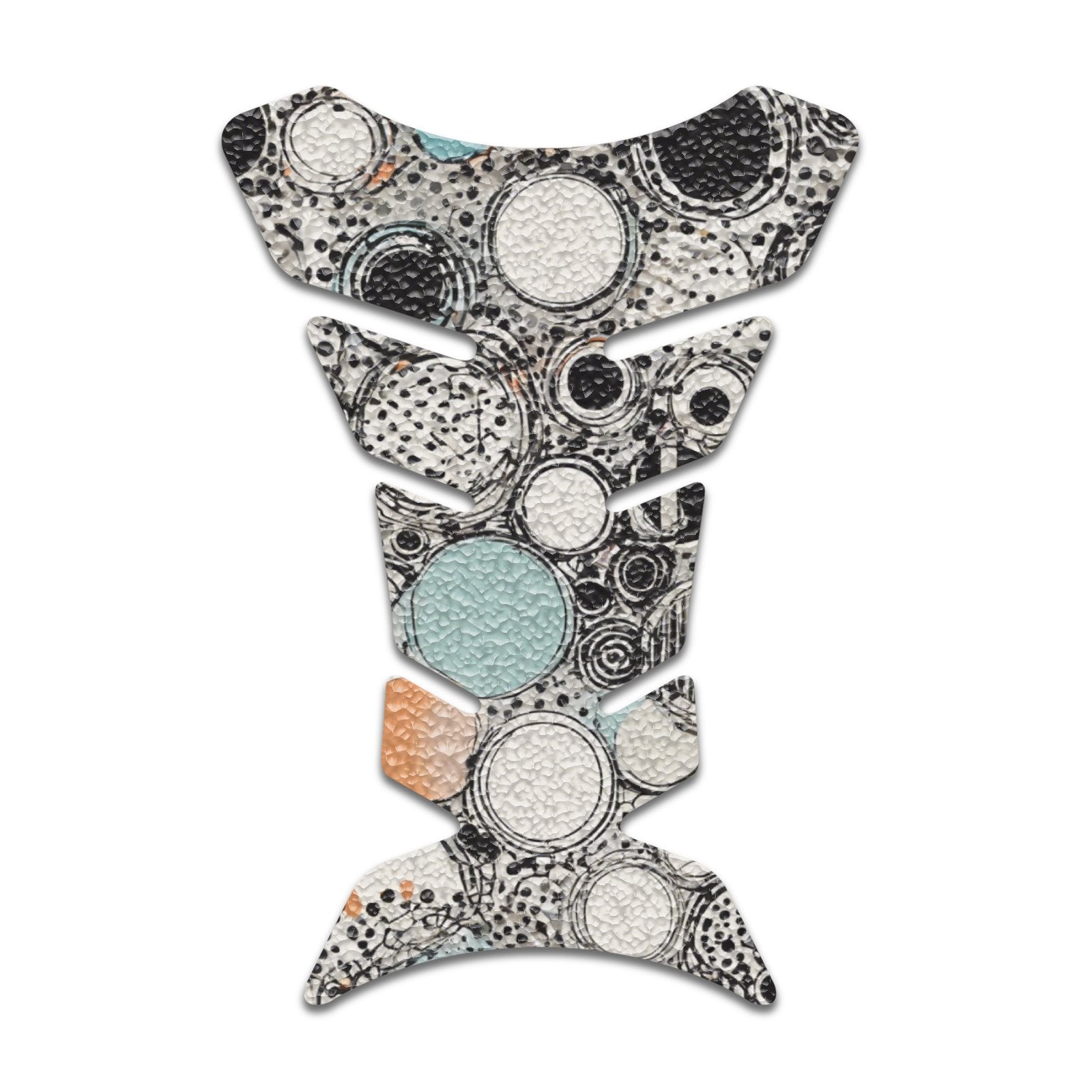 Gas Tank Sticker Motorcycle Tank Pad Protector Anti Slip Fish Bone Abstract Anime - MC Motoparts