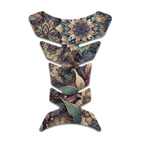 Gas Tank Sticker Motorcycle Tank Pad Protector Anti Slip Fish Bone Vintage Wave - MC Motoparts