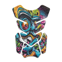 Gas Tank Sticker Motorcycle Tank Pad Protector Anti Slip Shield Neon Fantasy Art - MC Motoparts