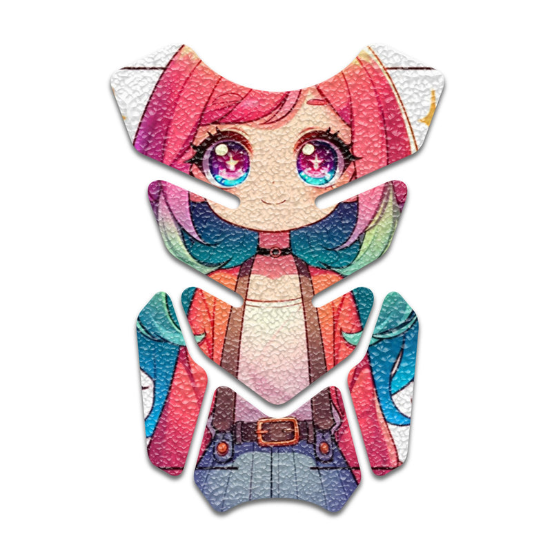 Gas Tank Sticker Motorcycle Tank Pad Protector Anti Slip Shield Vintage Wave MC Motoparts x StickerBao