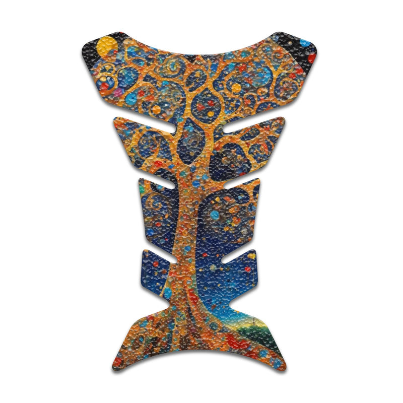 Gas Tank Sticker Motorcycle Tank Pad Protector Anti Slip Fish Bone Anime Artistic - MC Motoparts