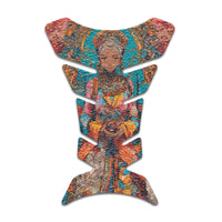 Gas Tank Sticker Motorcycle Tank Pad Protector Anti Slip Fish Bone Anime Artistic - MC Motoparts