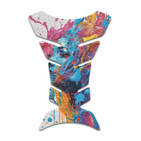 Gas Tank Sticker Motorcycle Tank Pad Protector Anti Slip Fish Bone Anime Artistic - MC Motoparts