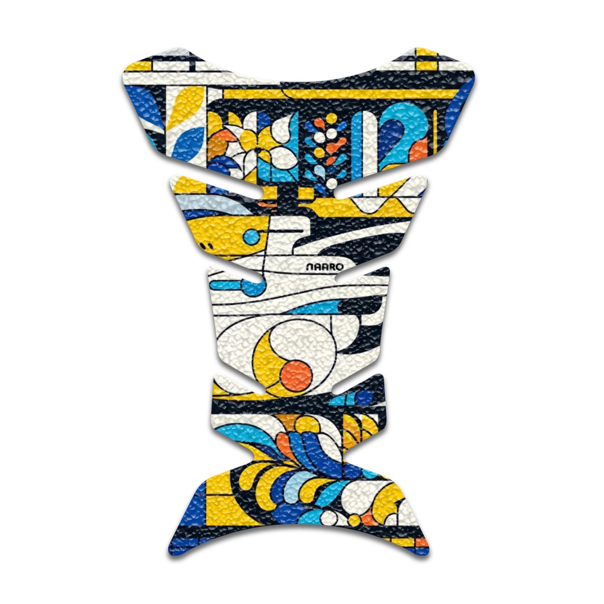 Gas Tank Sticker Motorcycle Tank Pad Protector Anti Slip Fish Bone Anime Artistic - MC Motoparts