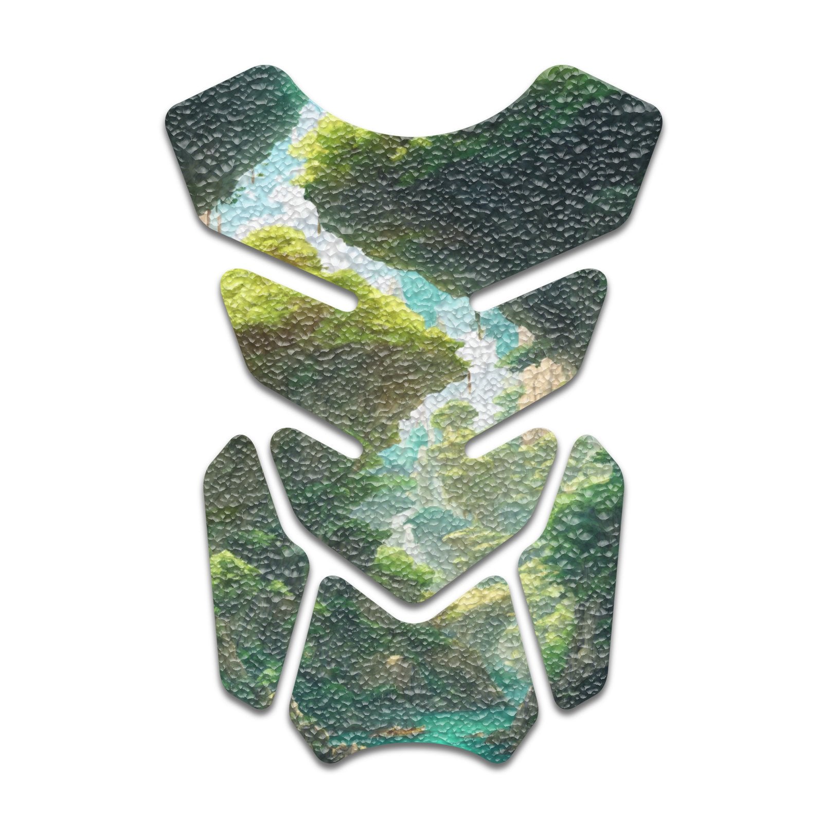 Gas Tank Sticker Motorcycle Tank Pad Protector Anti Slip Shield Neon Fantasy Art - MC Motoparts