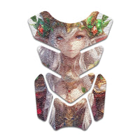 Gas Tank Sticker Motorcycle Tank Pad Protector Anti Slip Shield Neon Fantasy Art - MC Motoparts